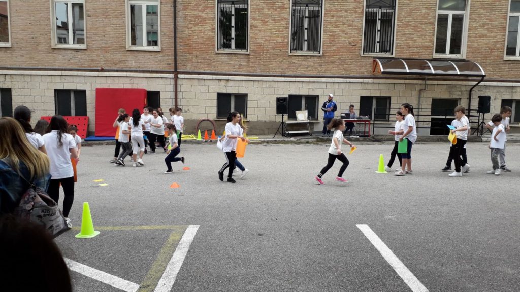 Alunni dell'I.C. "A. De Blasio" di San Lorenzo Maggiore e Guardia Sanframondi alla giornata Gioco-sport 2019